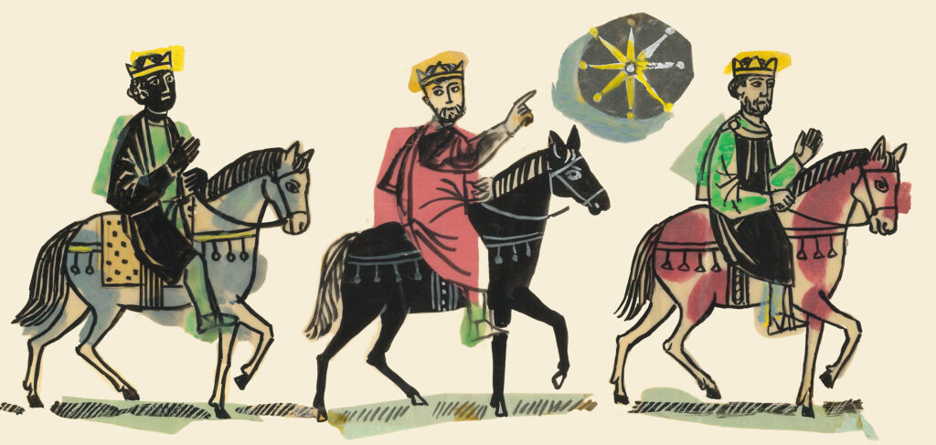 Drei Könige, Willi Trapp, Original, Jahr unbekannt